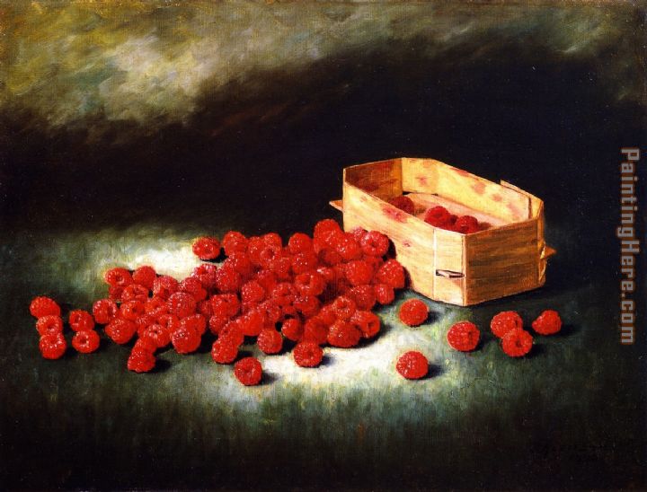 Joseph Kleitsch Still Life with Raspberries